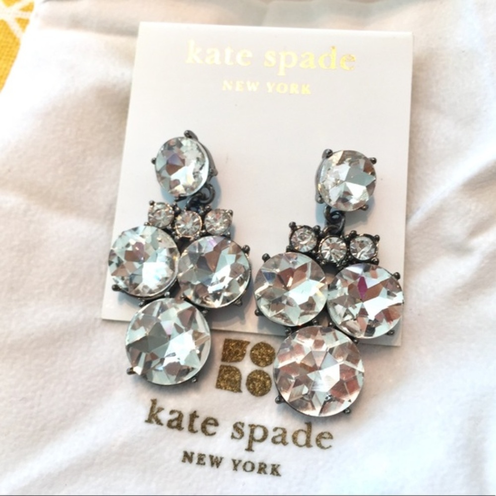 Kate Spade Steal the spotlight Crystal Earrings!